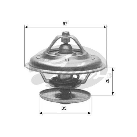 TH11680G1 Thermostat, coolant
