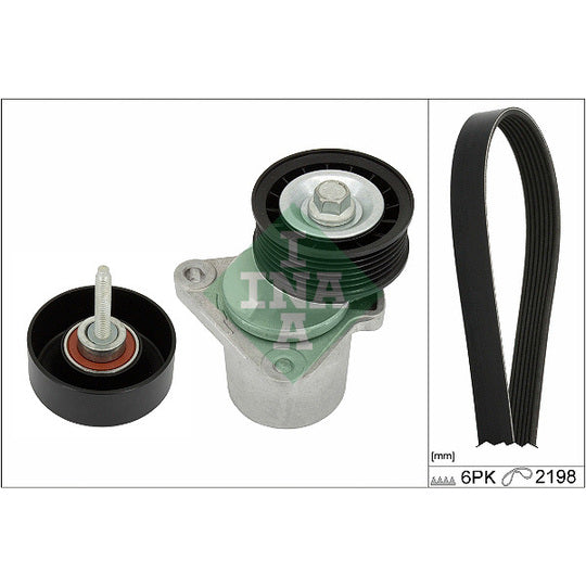 529 0397 10 V-Ribbed Belt Set