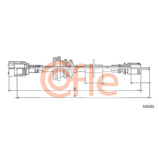 S24101 Tacho Shaft