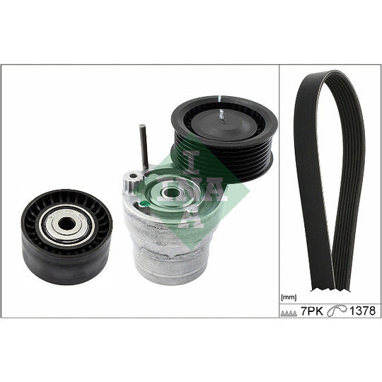 529 0313 10 V-Ribbed Belt Set