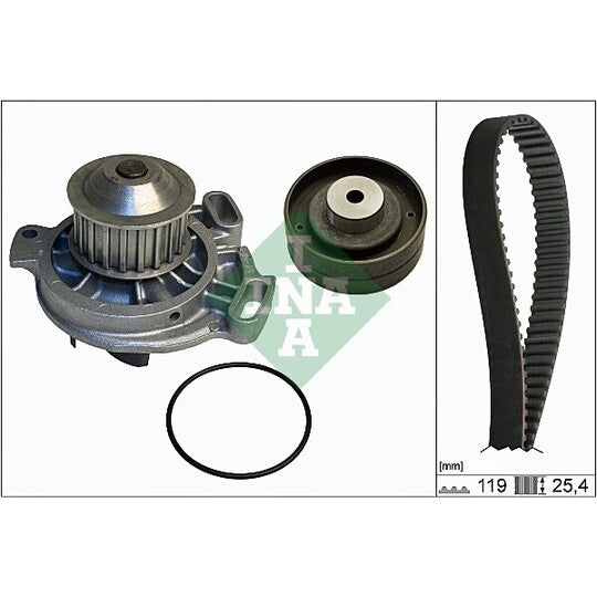 530 0152 30 Water Pump & Timing Belt Set