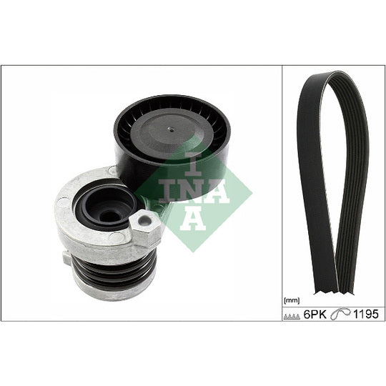 529 0339 10 V-Ribbed Belt Set