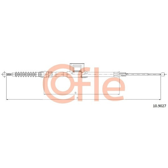 10.9027 Cable, parking brake