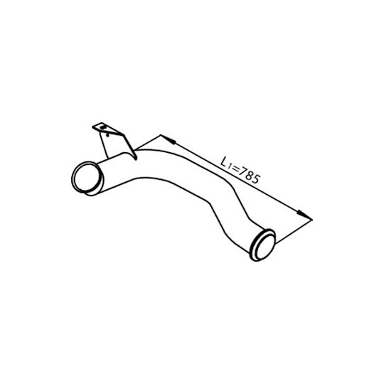 22179 Exhaust pipe
