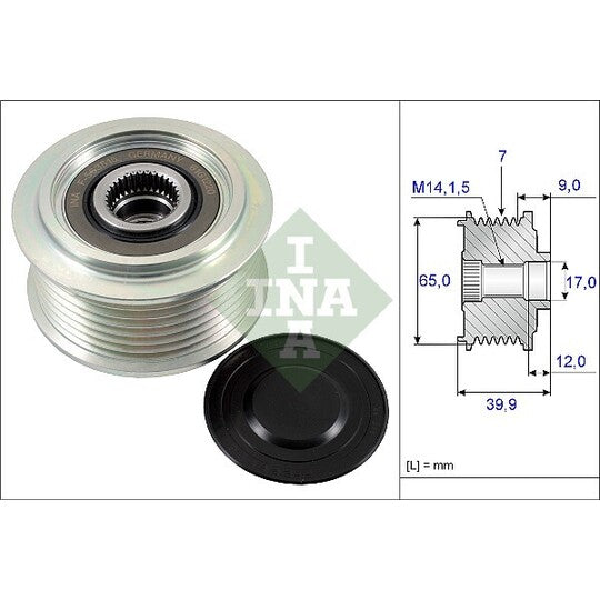 535 0229 10 Alternator Freewheel Clutch