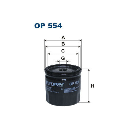 OP 554 Oil filter