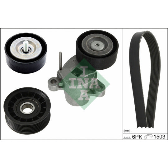 529 0337 10 V-Ribbed Belt Set