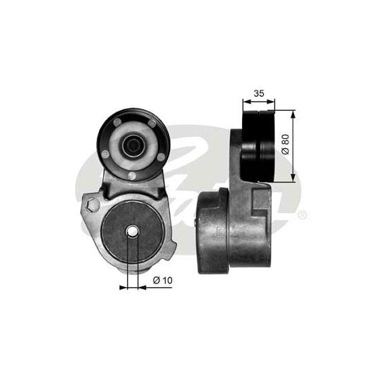 T38563 Belt Tensioner, v-ribbed belt