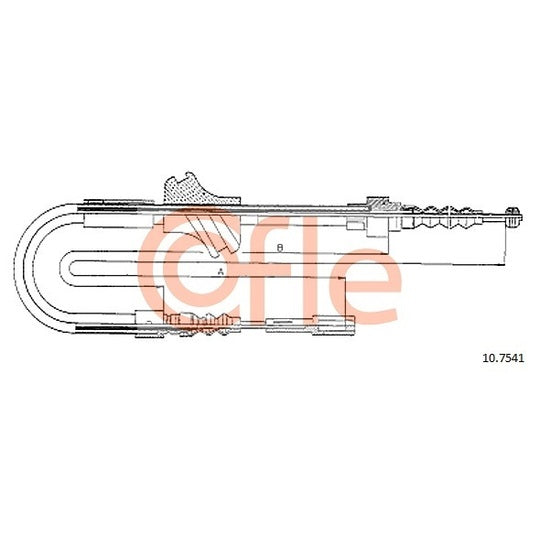 10.7541 Cable, parking brake
