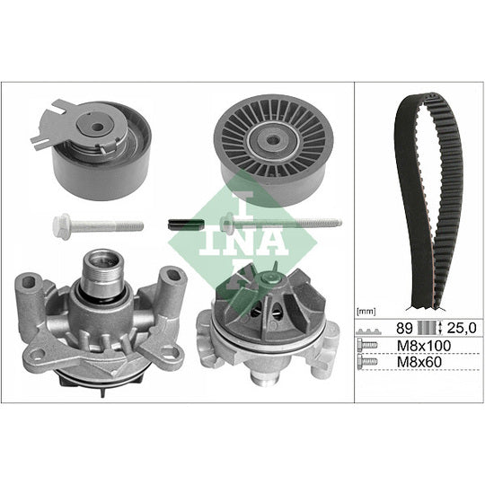 530 0198 30 Water Pump & Timing Belt Set