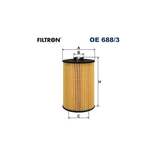 OE 688/3 Oil filter