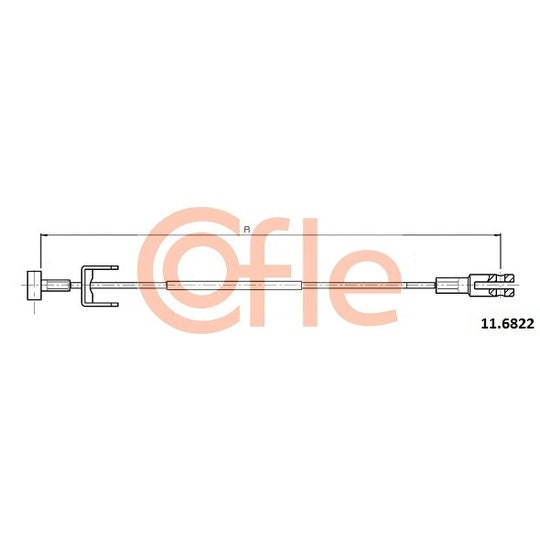 11.6822 Cable, parking brake