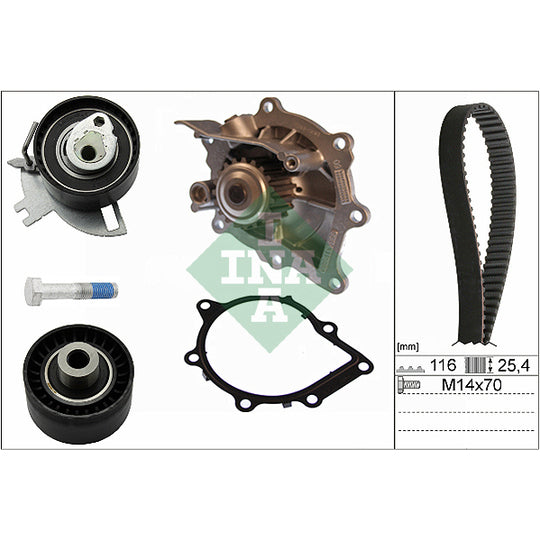 530 0691 30 Water Pump & Timing Belt Set