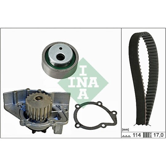 530 0258 30 Water Pump & Timing Belt Set