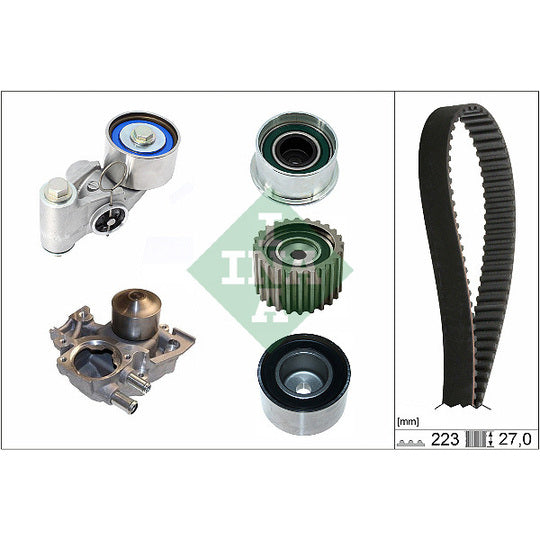530 0736 30 Water Pump & Timing Belt Set