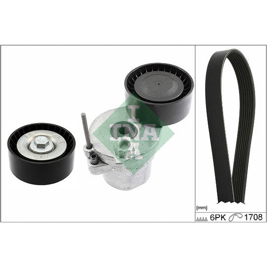 529 0362 10 V-Ribbed Belt Set