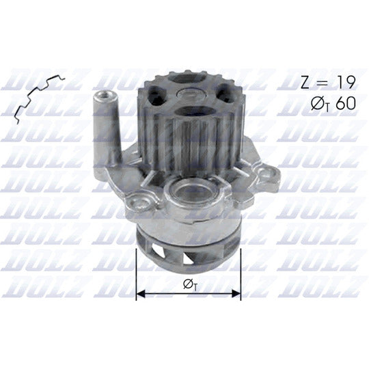 A197 Water pump