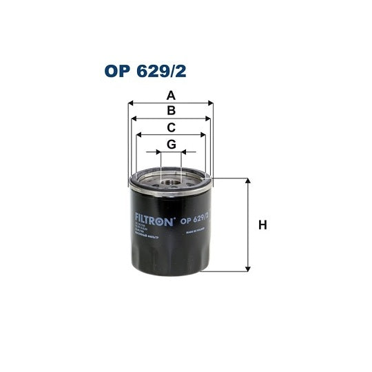 OP 629/2 Oil filter