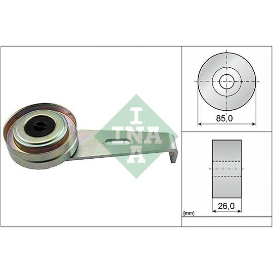531 0097 10 Tensioner Pulley, v-ribbed belt