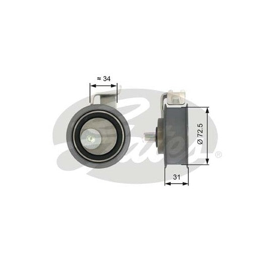 T43017 Tensioner Pulley, timing belt