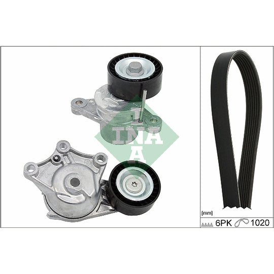 529 0323 10 V-Ribbed Belt Set