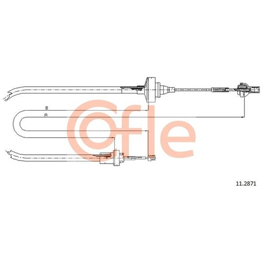 11.2871 Clutch Cable