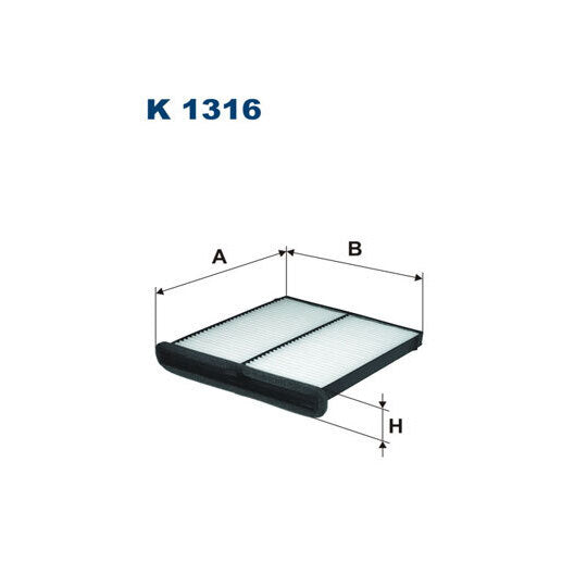 K 1316 Filter, interior air