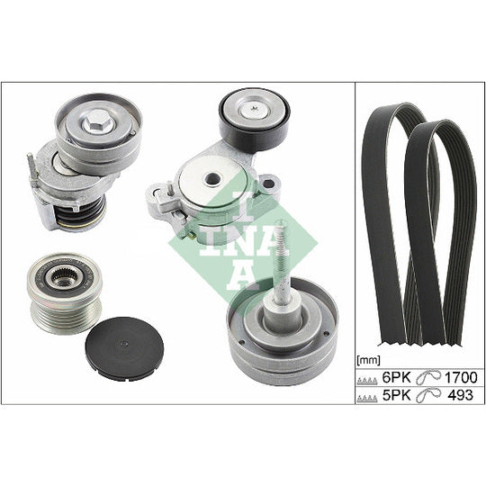 529 0519 20 V-Ribbed Belt Set