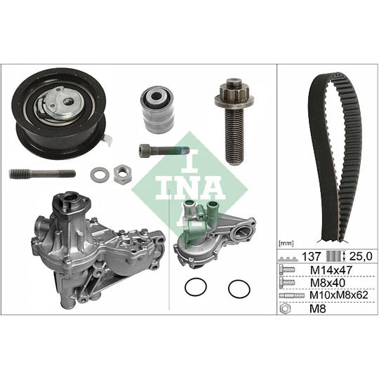 530 0377 32 Water Pump & Timing Belt Set