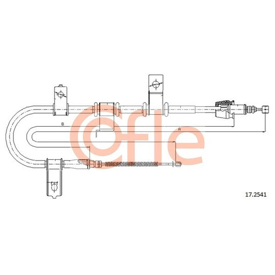17.2541 Cable, parking brake