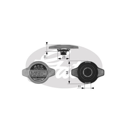 RC134 Sealing Cap, radiator