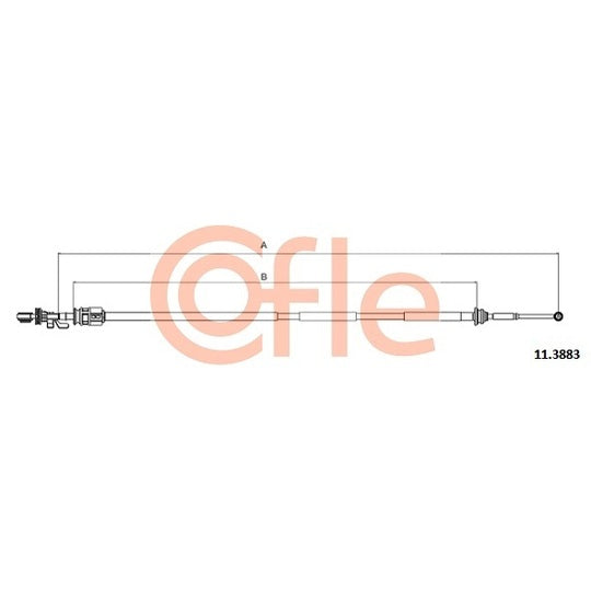 11.3883 Cable, manual transmission