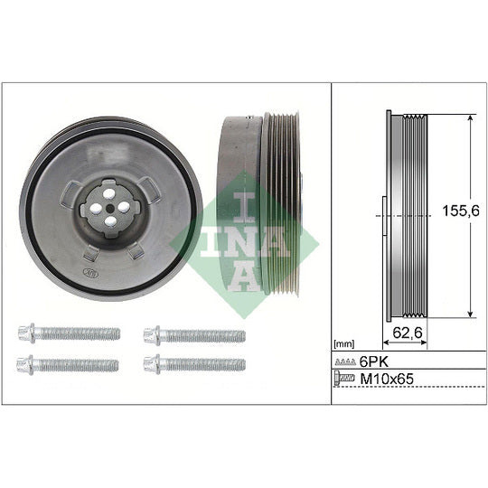 544 0501 20 Belt Pulley Set, crankshaft
