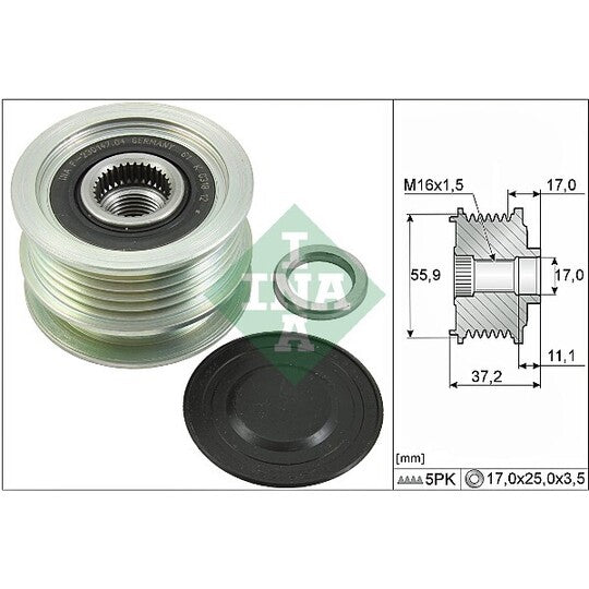 535 0116 10 Alternator Freewheel Clutch
