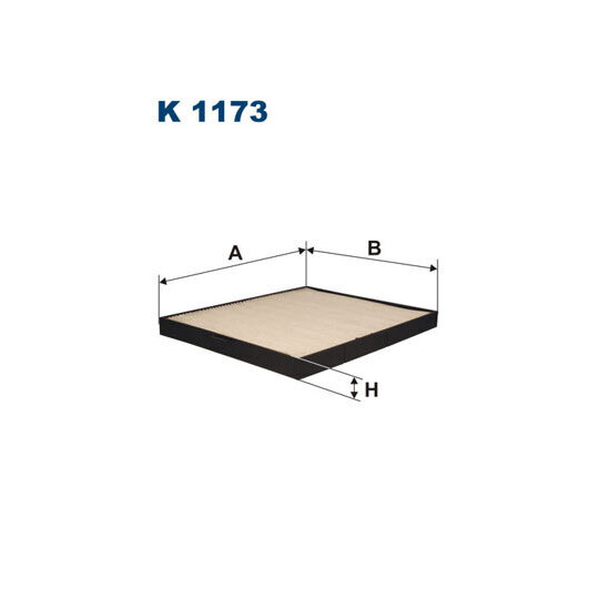 K 1173 Filter, interior air