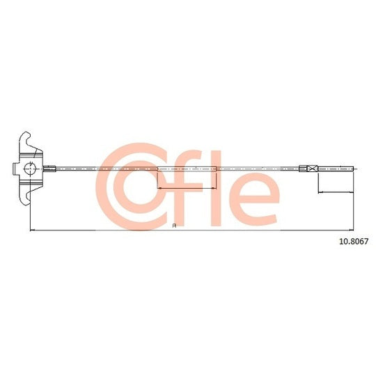 10.8067 Cable, parking brake