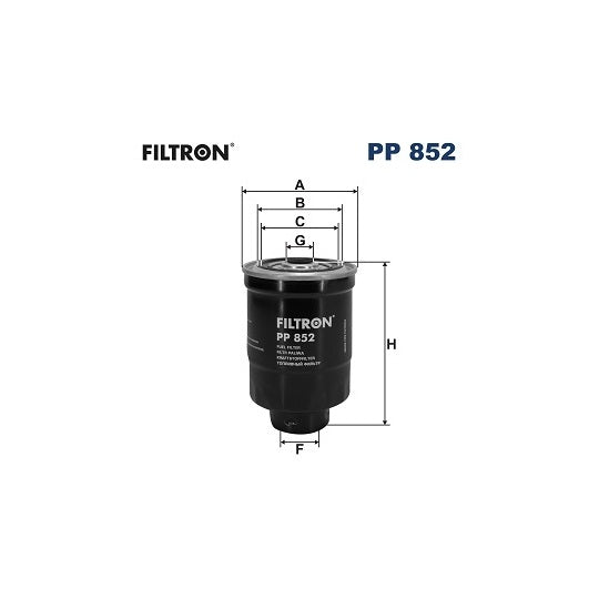 PP 852 Fuel filter