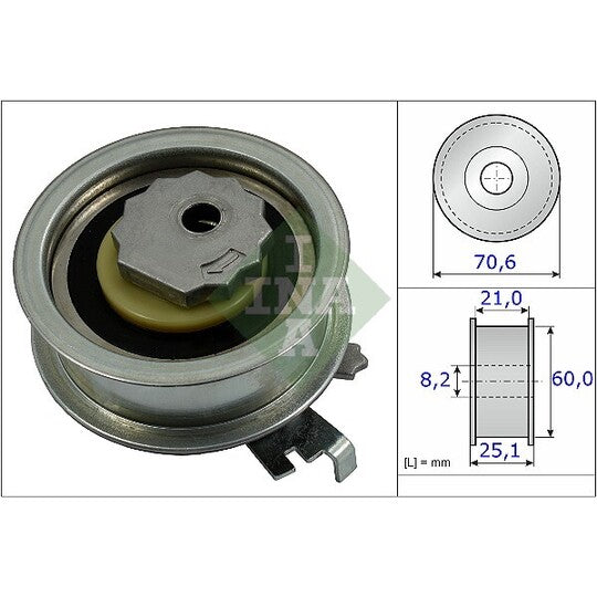 531 0882 10 Tensioner Pulley, timing belt