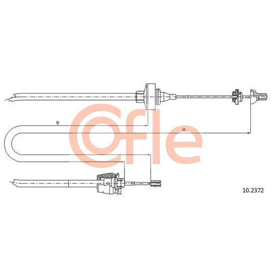 10.2372 Clutch Cable