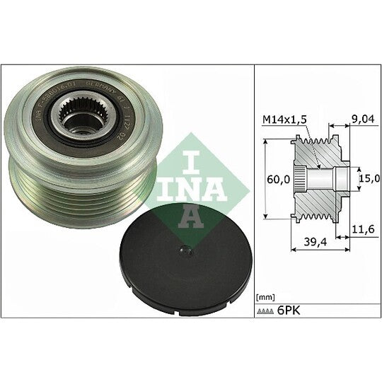 535 0277 10 Alternator Freewheel Clutch