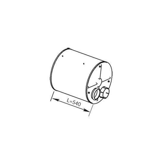 21496 Middle Silencer