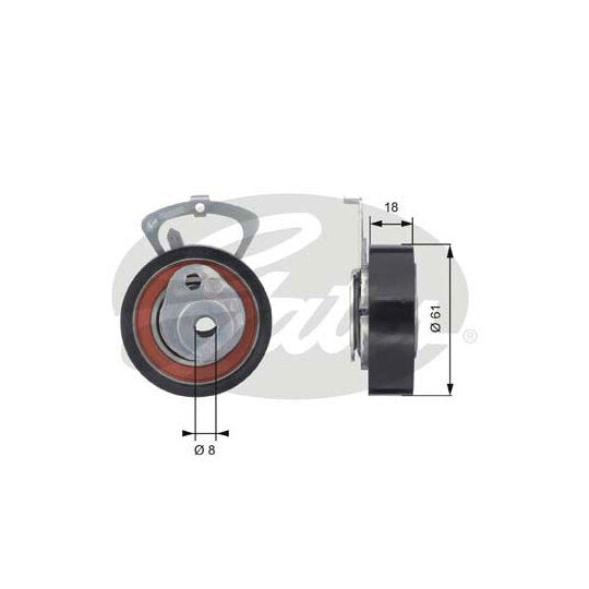 T43078 Tensioner Pulley, timing belt
