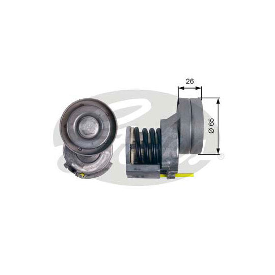T39023 Tensioner Pulley, v-ribbed belt