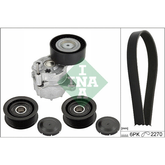 529 0449 10 V-Ribbed Belt Set