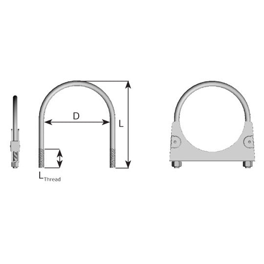 90048 Clamp, exhaust system