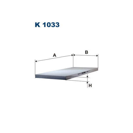 K 1033 Filter, interior air