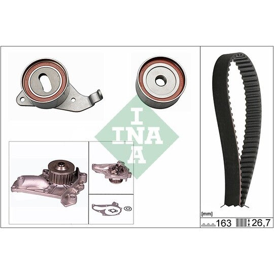 530 0268 30 Water Pump & Timing Belt Set