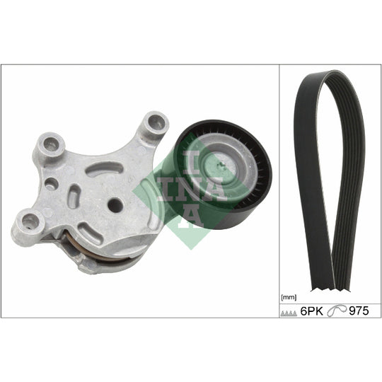 529 0261 10 V-Ribbed Belt Set