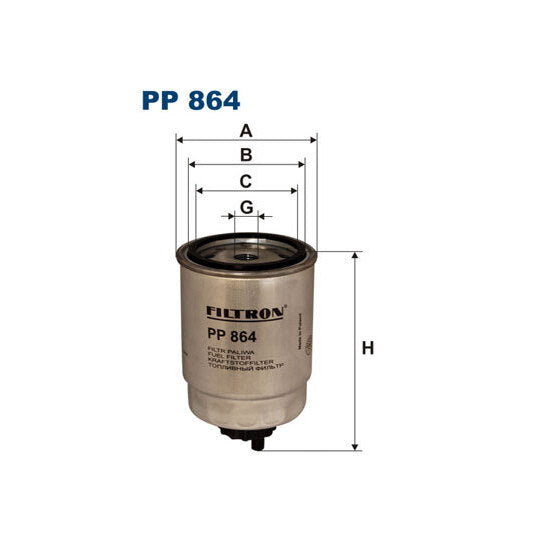 PP 864 Fuel filter