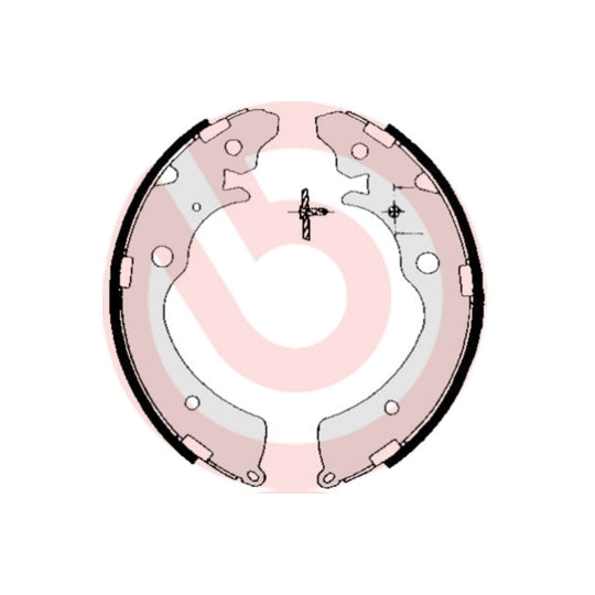 S 28 507 Brake Shoe Set